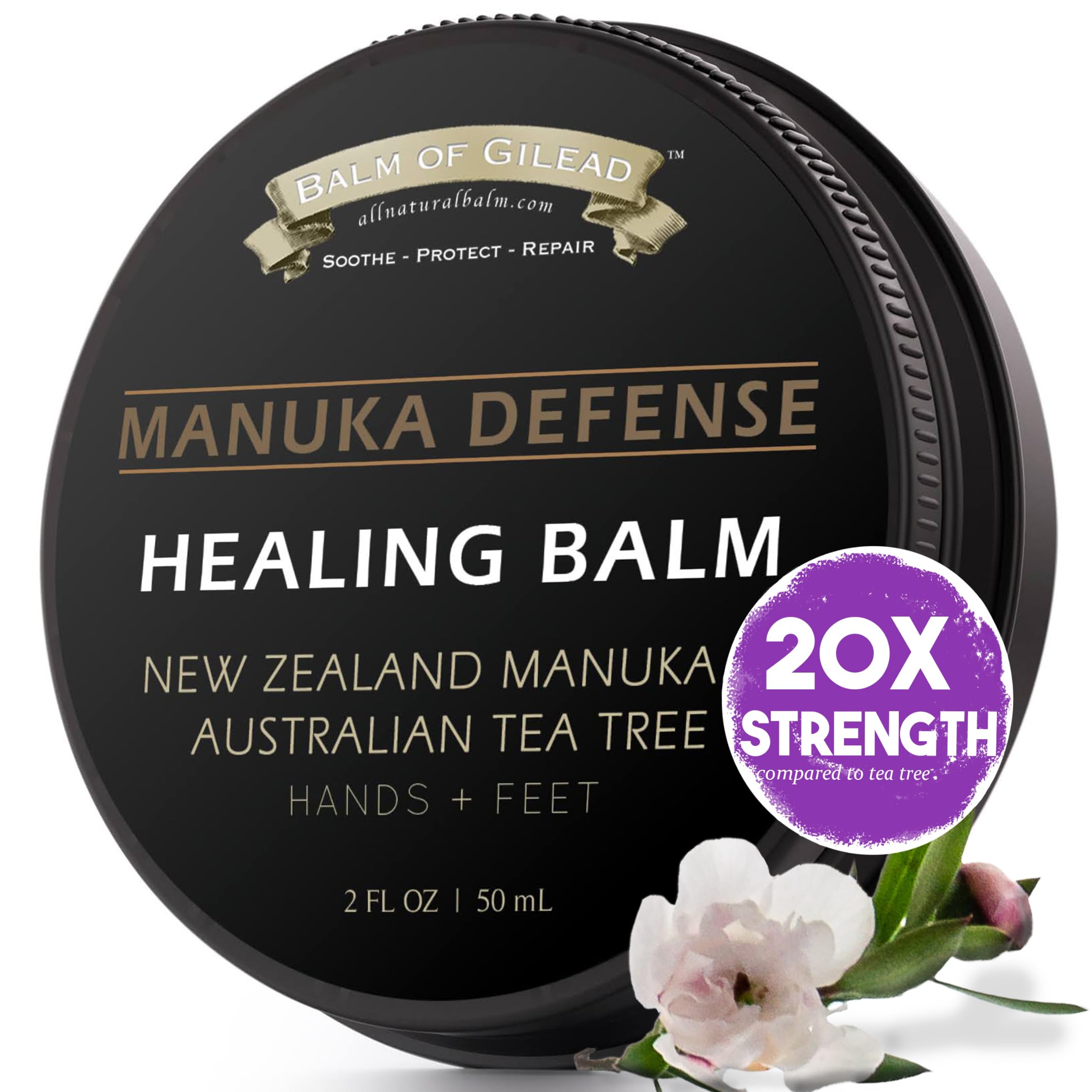 BALM OF GILEAD bálsamo árbol de té para pies, alivio suave y aroma fresco.