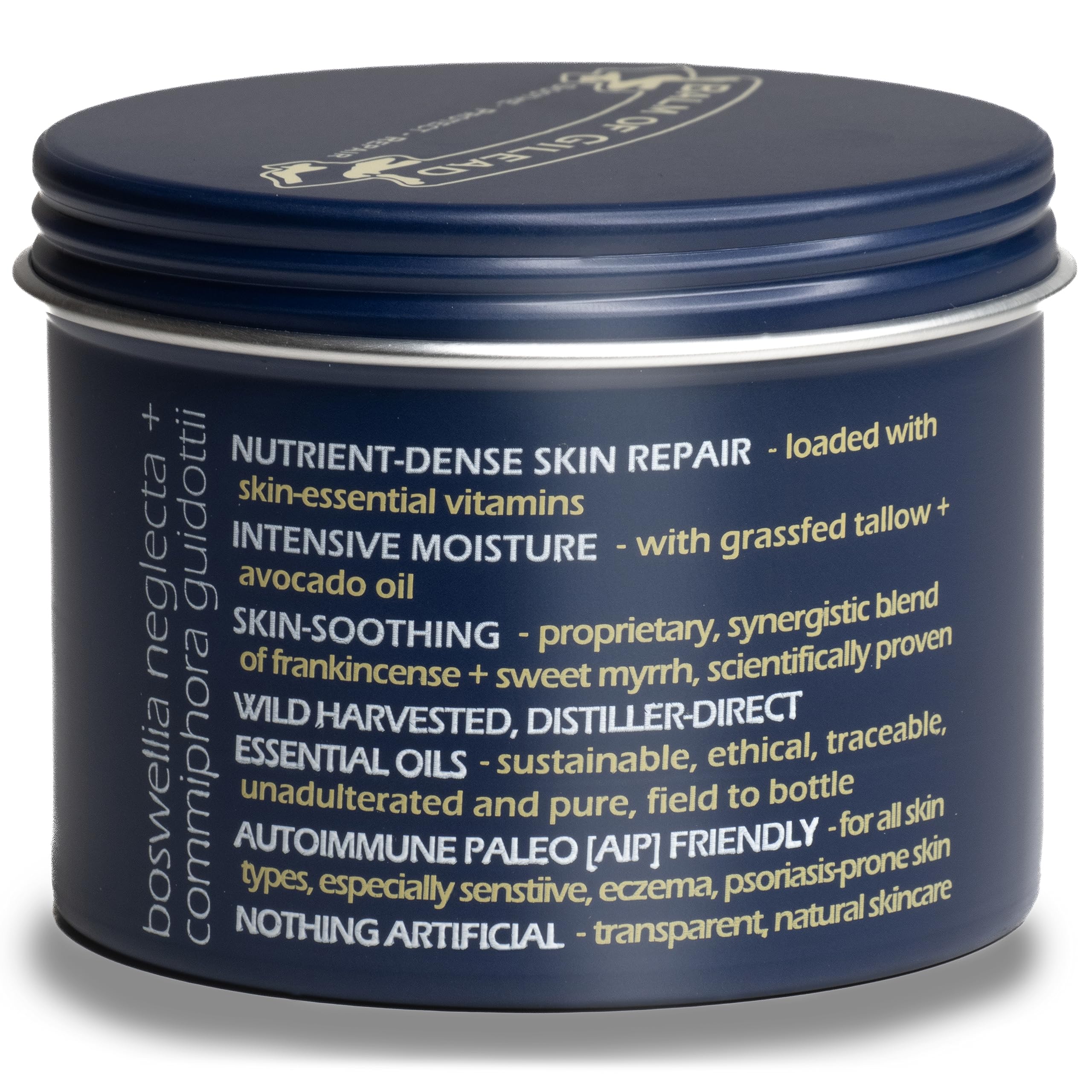 BALM OF GILEAD cream applied on heel illustrating soothing hydration