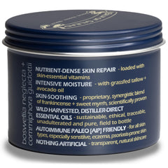 BALM OF GILEAD cream applied on heel illustrating soothing hydration
