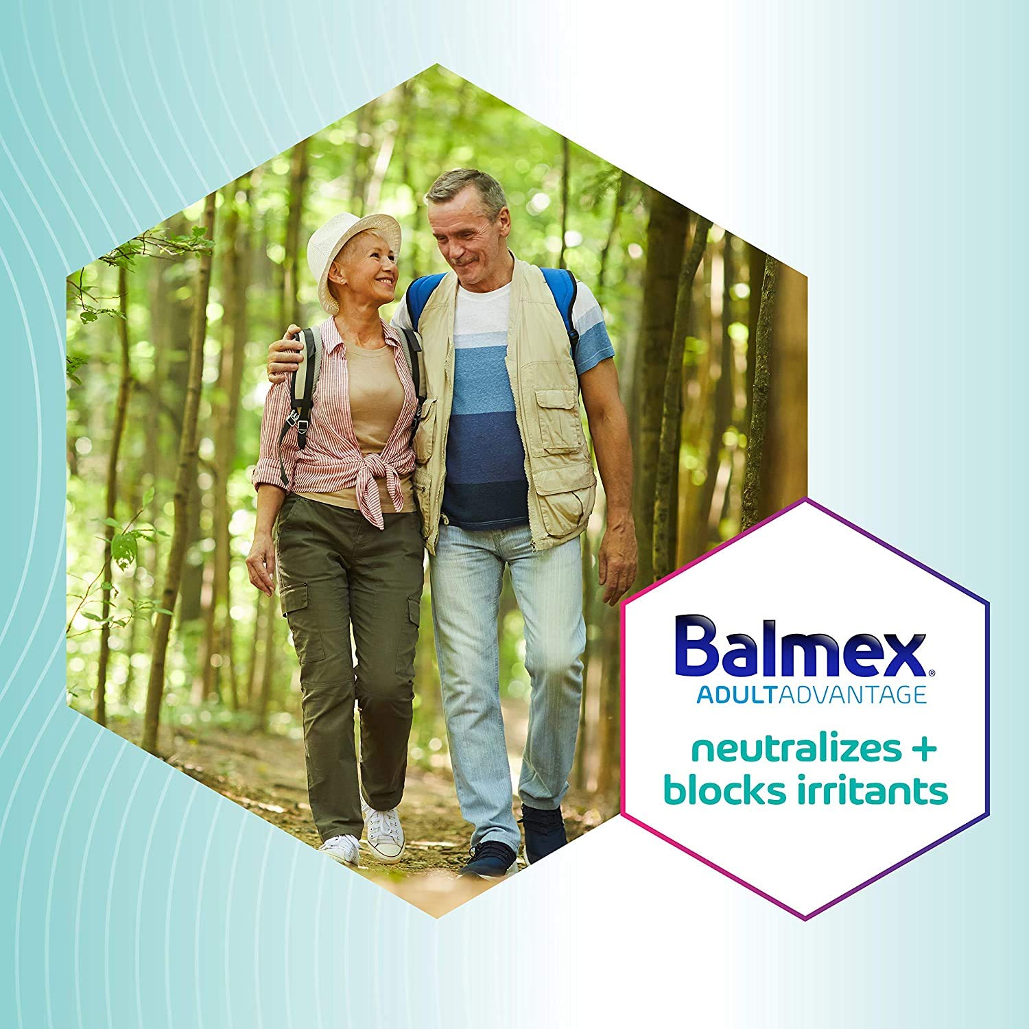 Closeup of Balmex application showing smooth, easy-on cream texture.