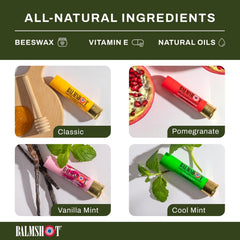 Balmshot bálsamo labial con SPF 15 para protección diaria