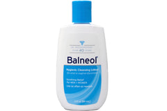 Balneol Hygienic Cleansing Lotion side view bottle for on-the-go use