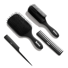 BALON hair brush set paddle for painless detangling and added shine.