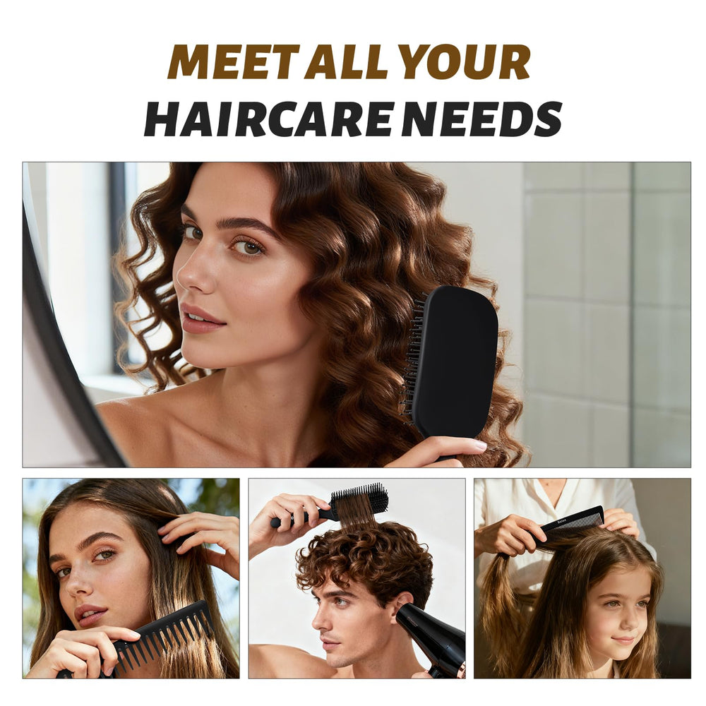 BALON brushes designed for use on wet or dry hair.