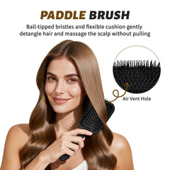 BALON wide-tooth comb to reduce snags during detangling.