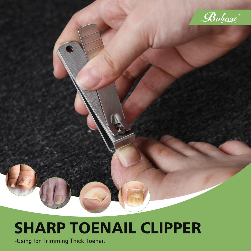 Baluca durable travel nail cutter kit keeps nails tidy on the go.