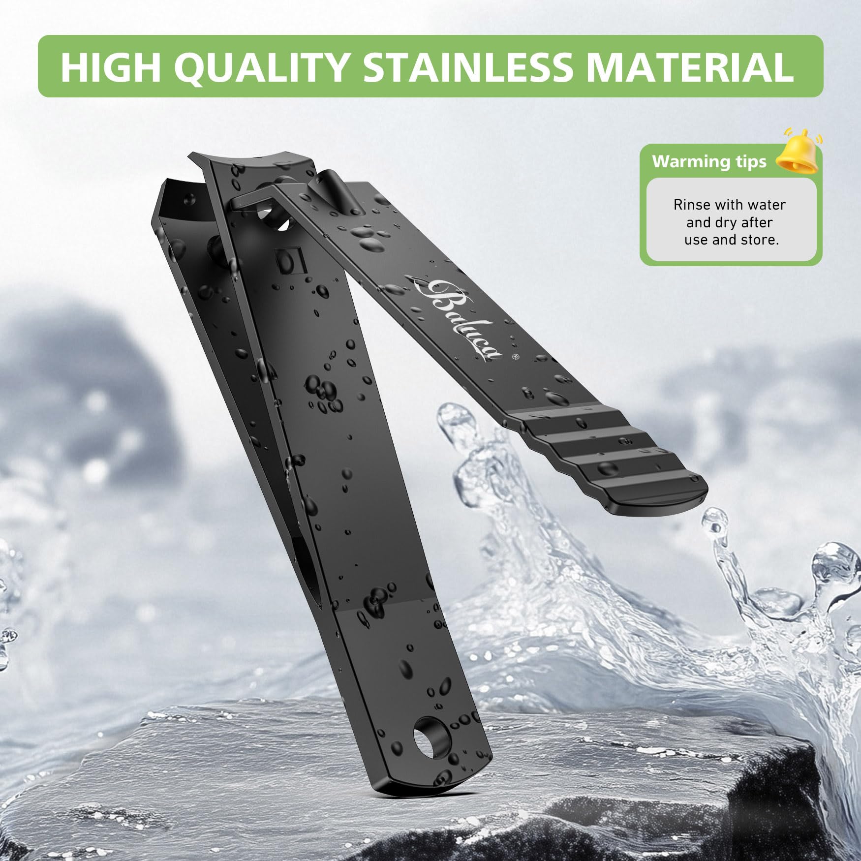 Baluca easy grip clipper with non slip surface for confident use