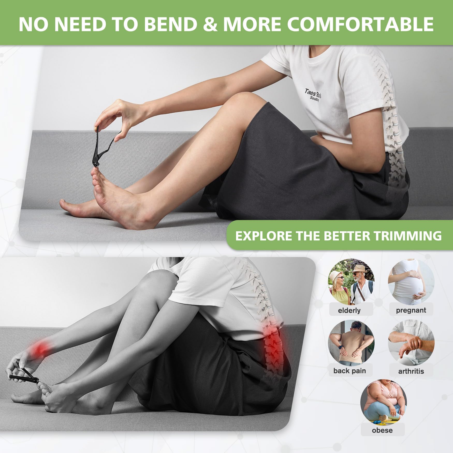 Baluca long-handle clipper providing comfortable grip and control