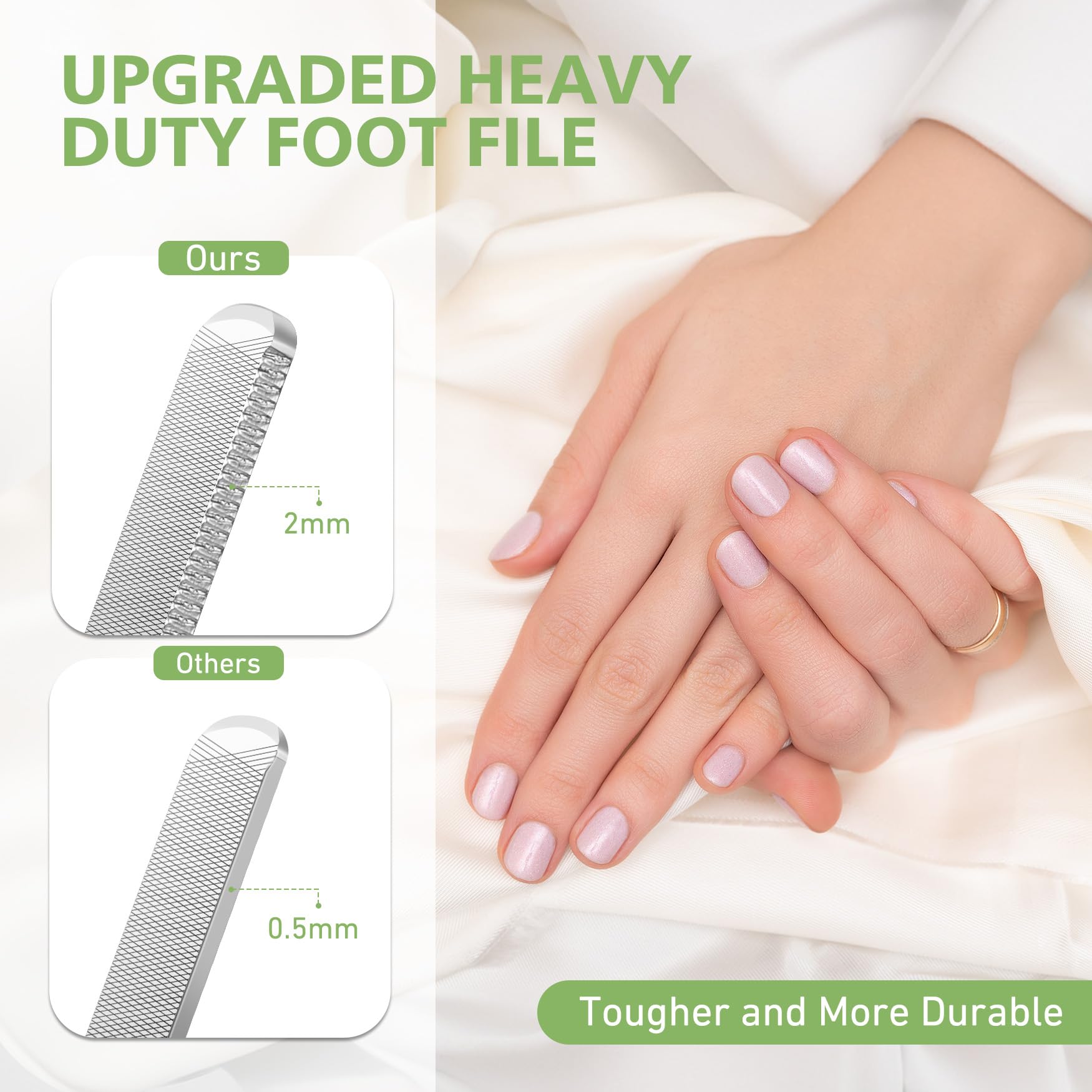Baluca ergonomic handle supports comfortable, senior-friendly nail care.