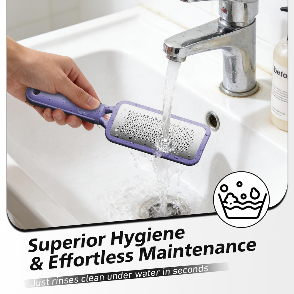 Baluca foot care tools with hanging hole stay within reach.