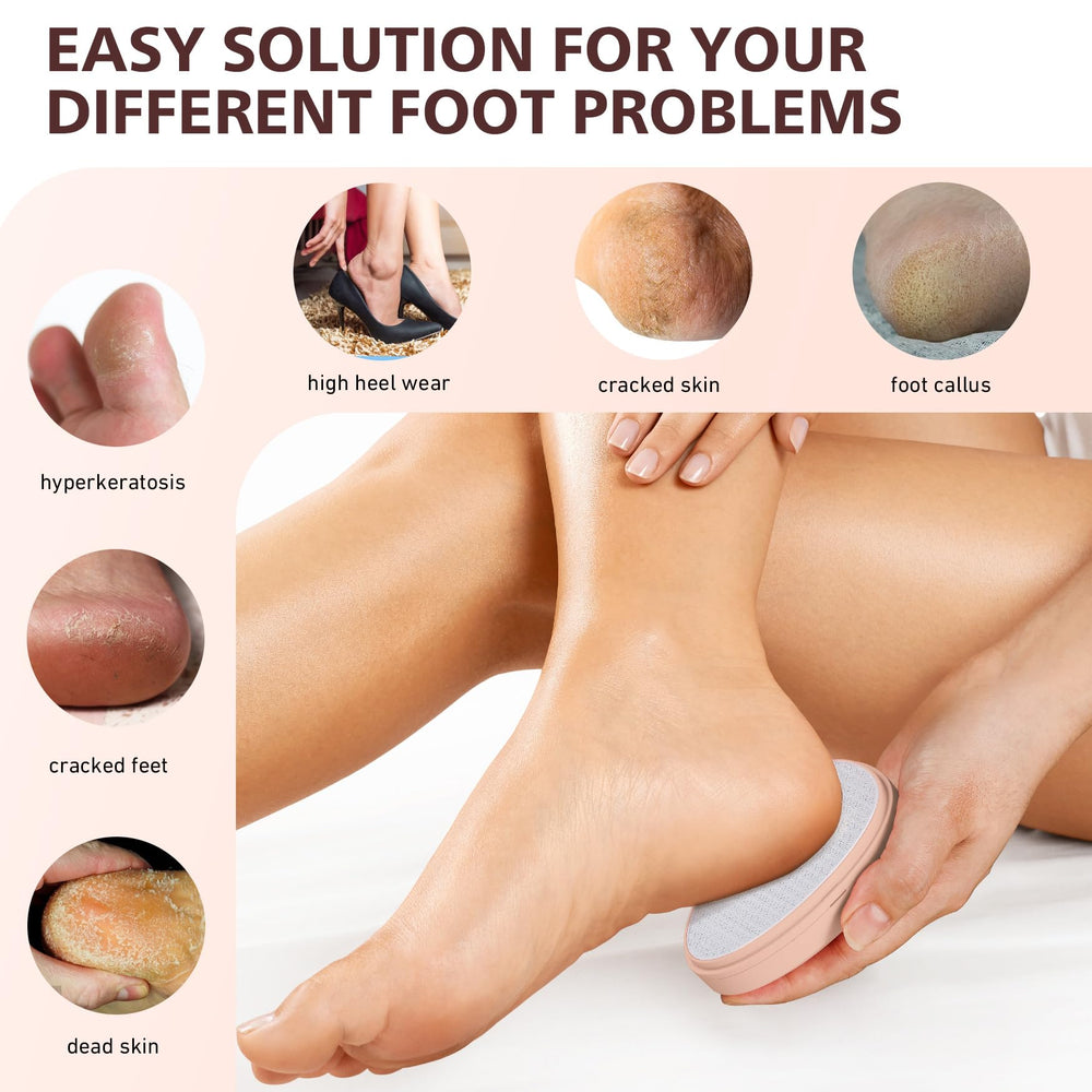 Baluca Glass Foot File removing dead skin for silky-soft feet.