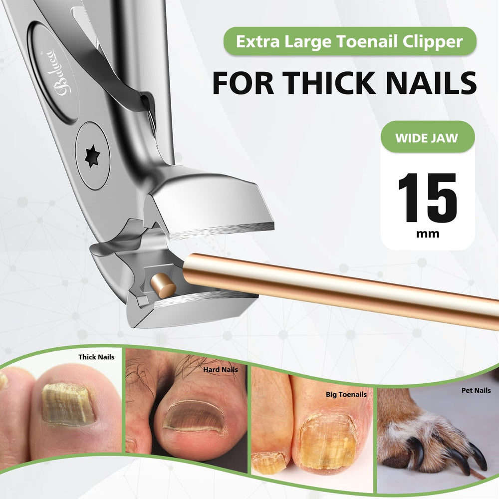 Baluca nail clipper with catcher keeps trimming clean