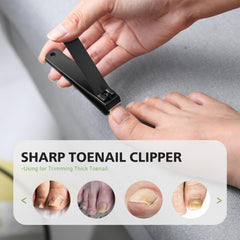 Baluca travel-ready nail clippers in compact kit