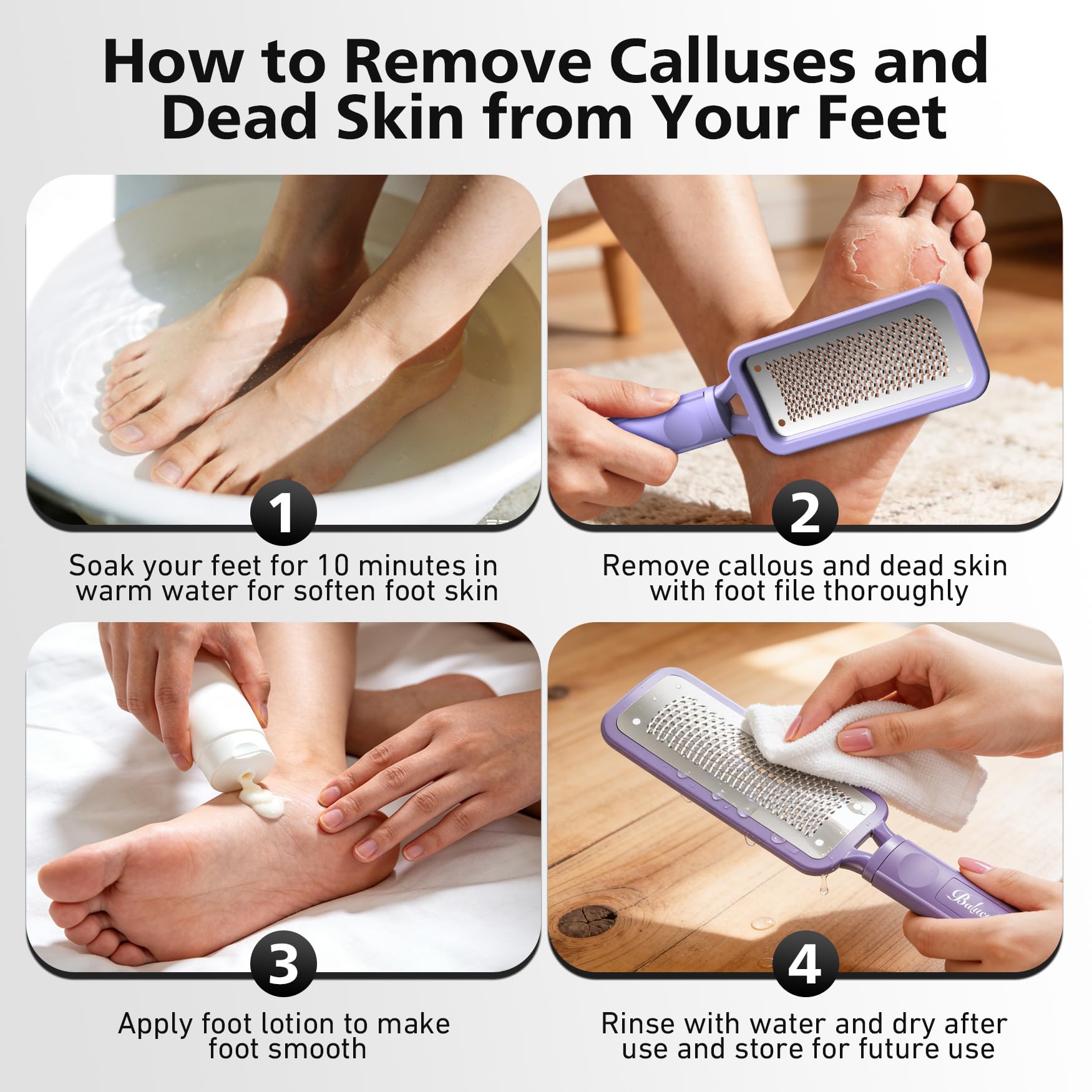 Baluca travel-ready foot care kit fits gym bags and weekends away.