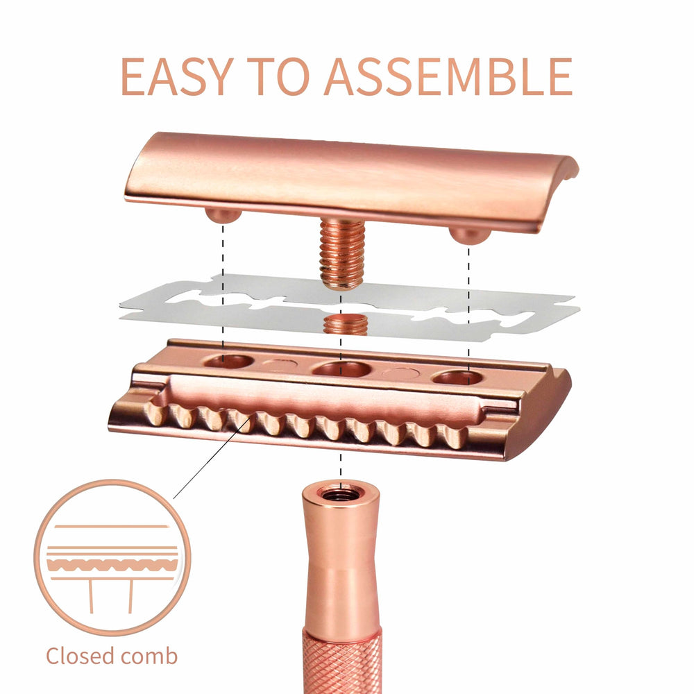 Bambaw five-blade pack included for immediate smooth shaving.