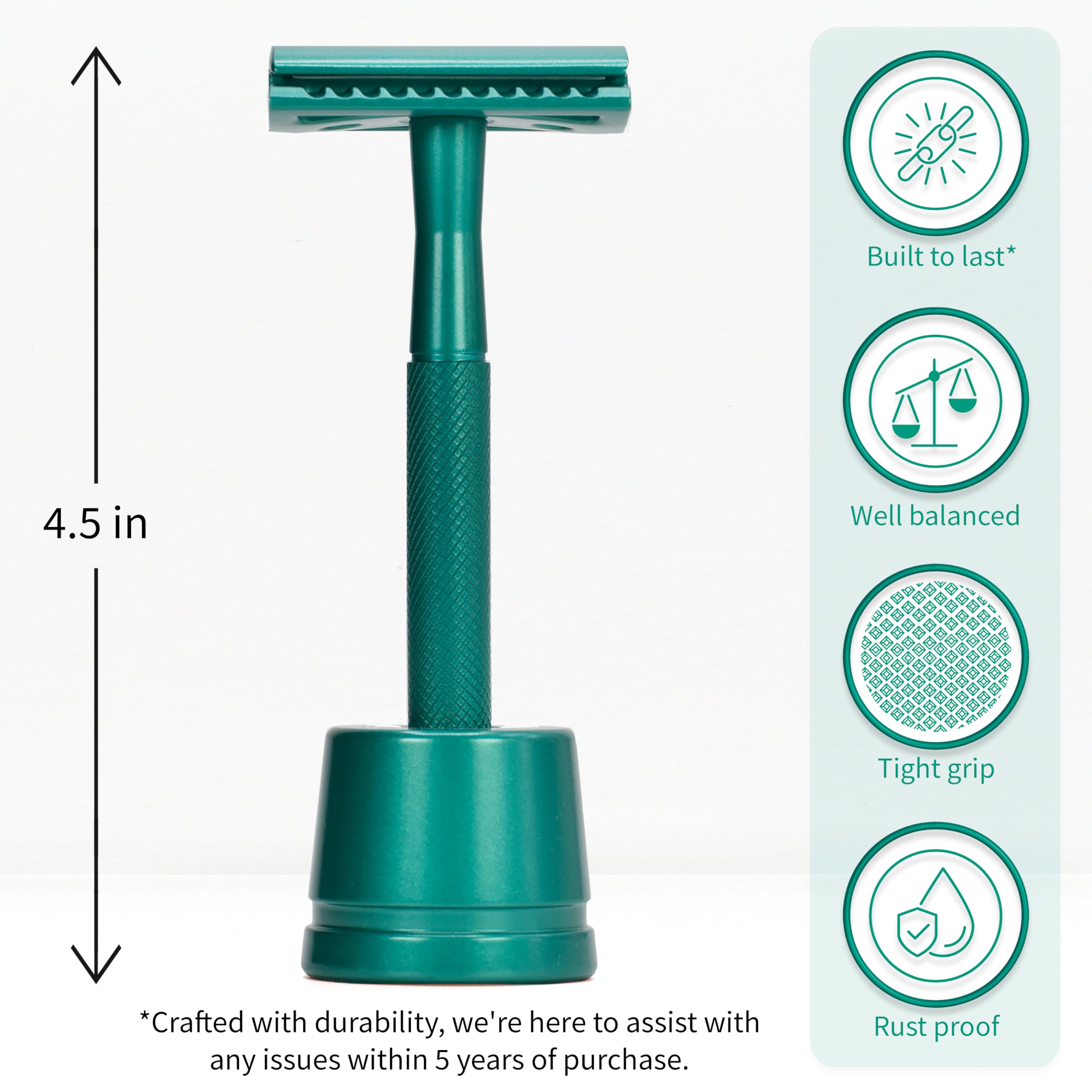 Bambaw five-blade stainless steel pack for durable blades