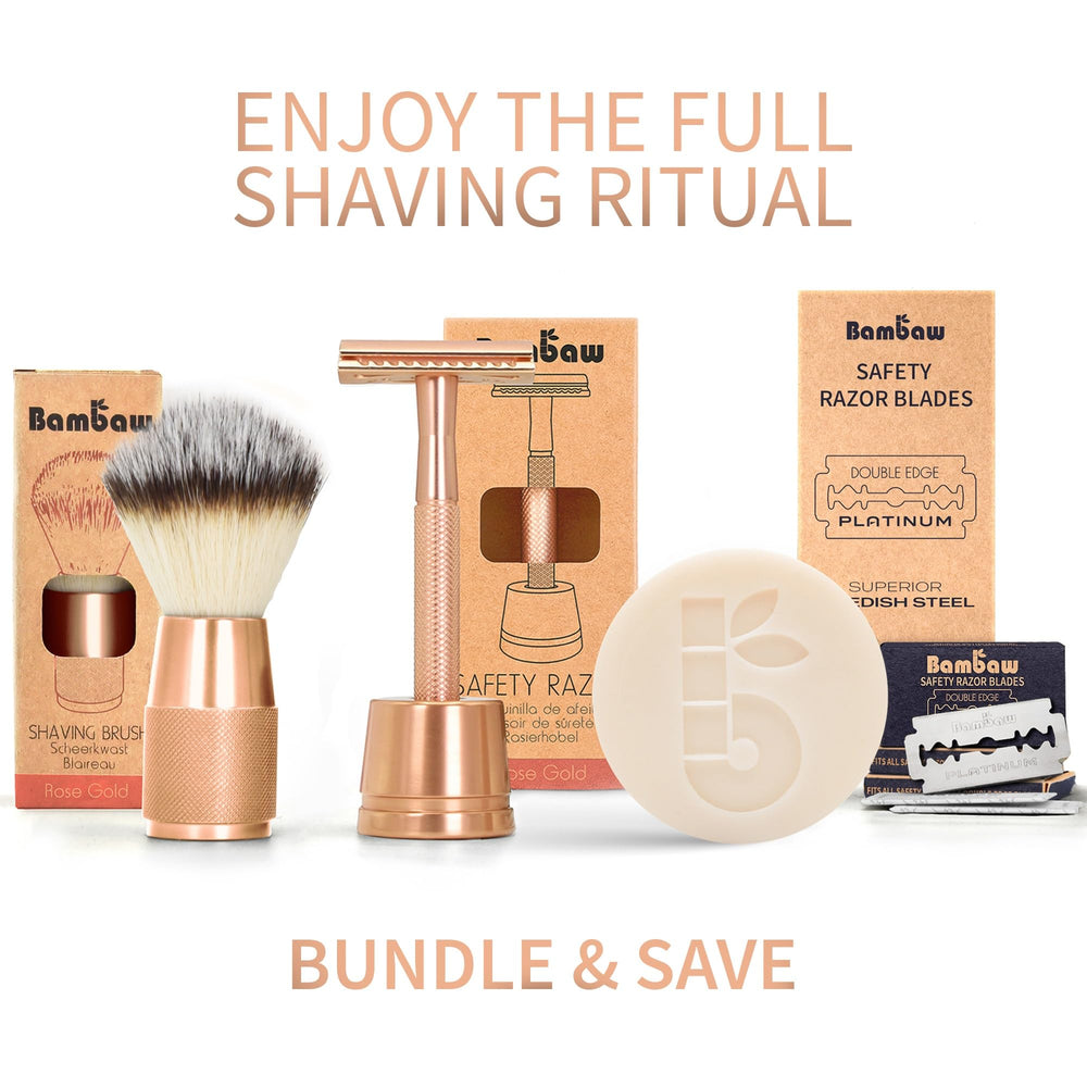 Bambaw metal razor close-up captures sturdy construction designed to last.