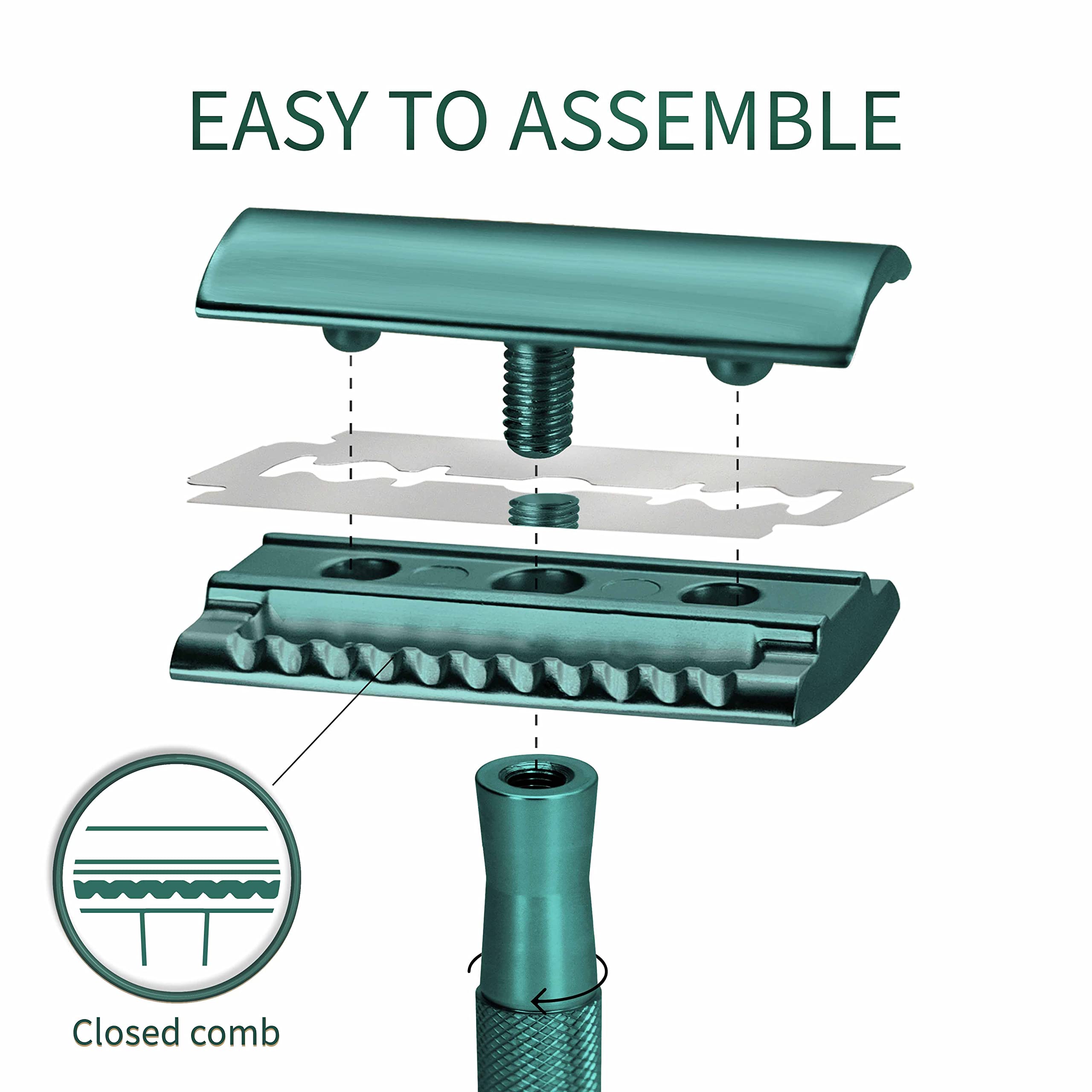 Bambaw metal safety razor shows durable, reusable design