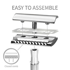 Bambaw metal safety razor handle built for durability