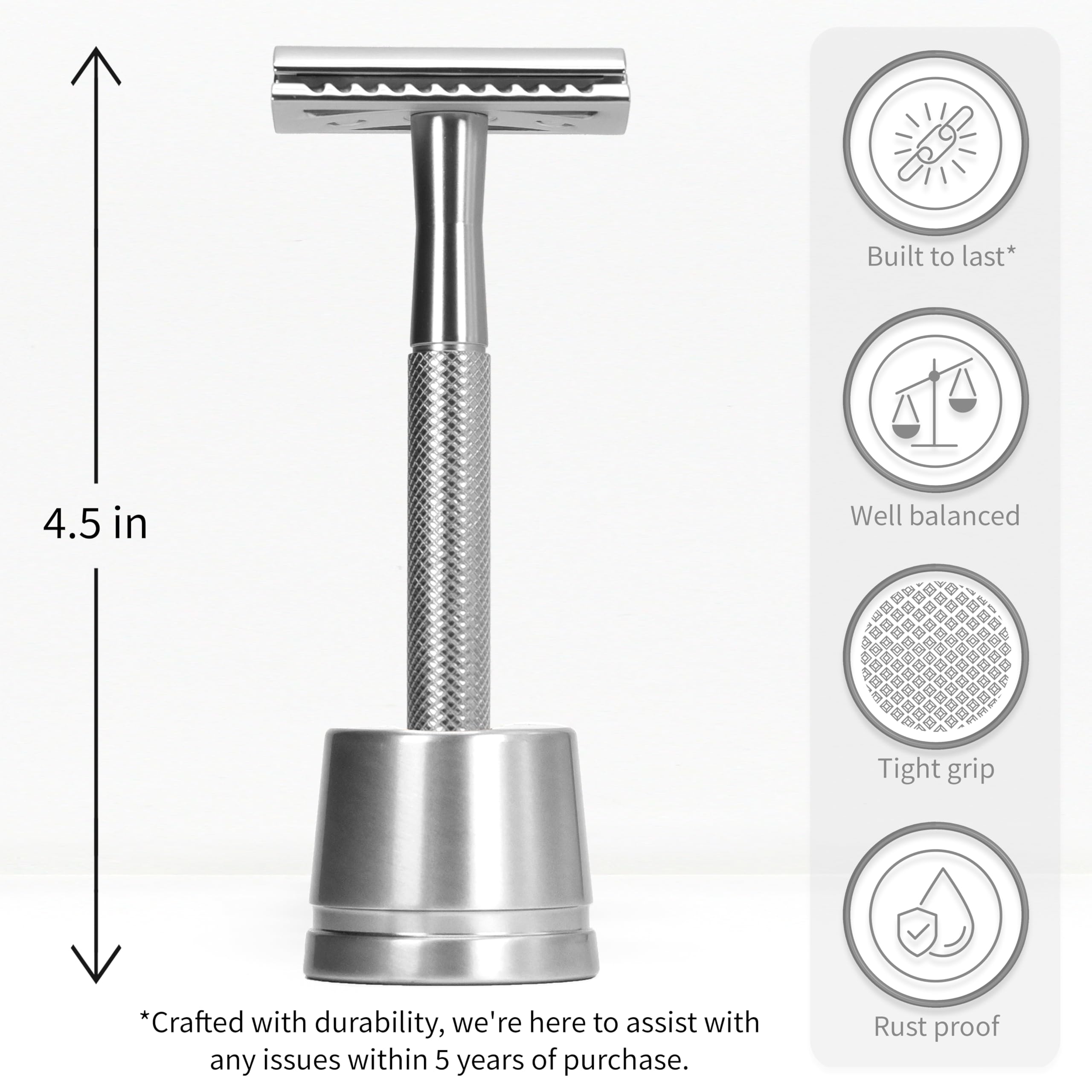 Bambaw razor blades pack showing corrosion-resistant stainless blades