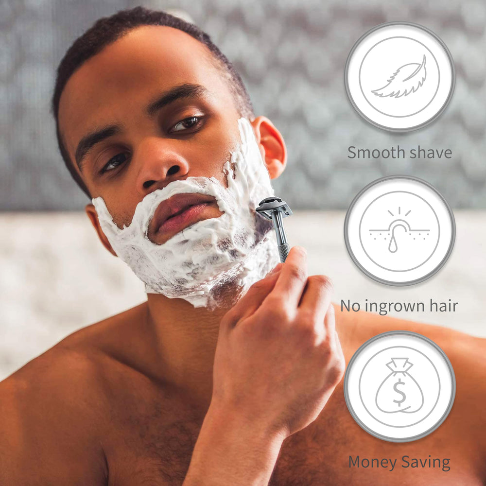 Bambaw silver finish double edge razor ready for everyday grooming