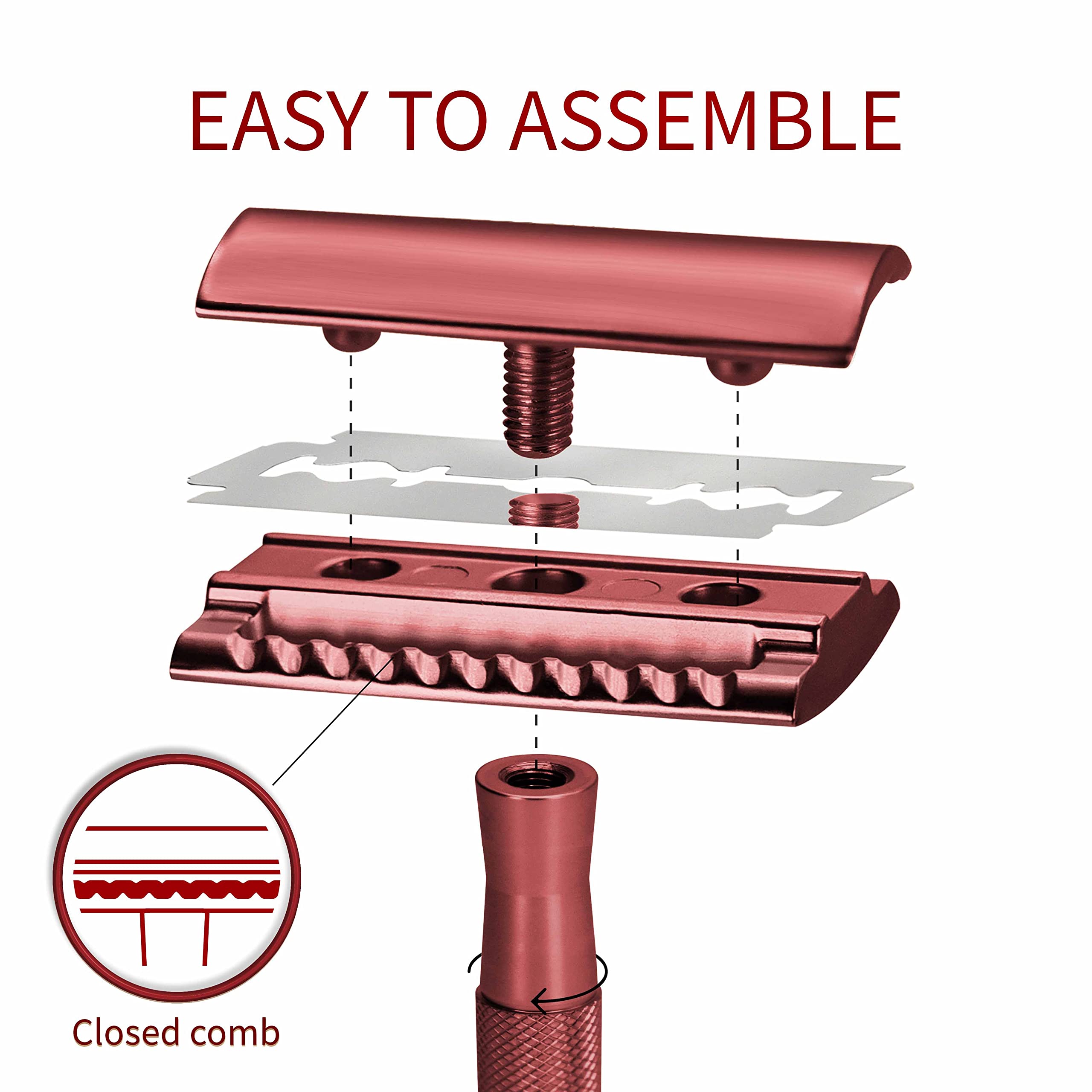 Bambaw reusable metal razor emphasizes longevity and eco-friendly shaving.
