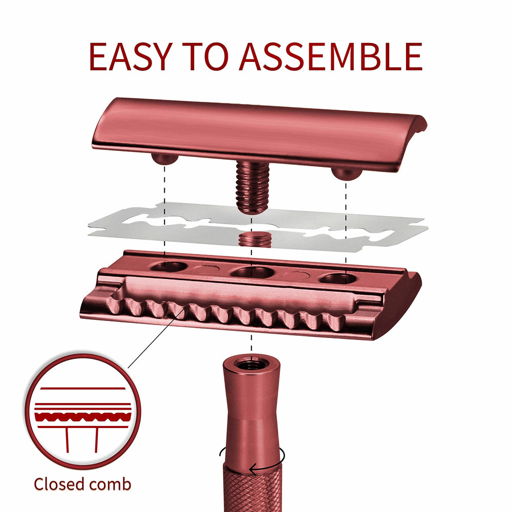 Bambaw reusable metal razor emphasizes longevity and eco-friendly shaving.