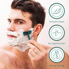 Bambaw sea green safety razor adds style to daily shave