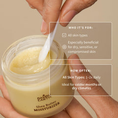 BAMBU EARTH Shea Butter Face Moisturizer texture appears creamy and non-greasy
