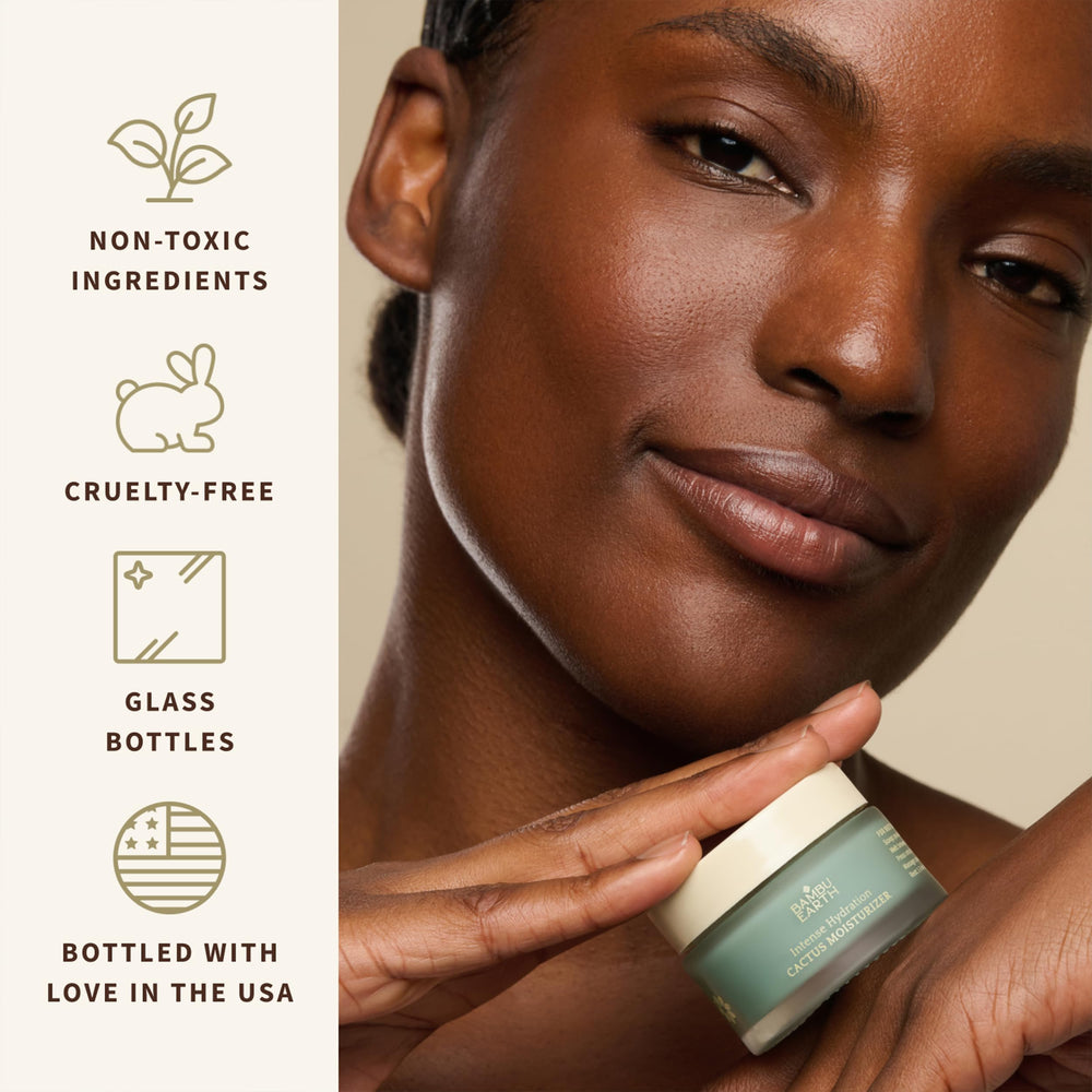 BAMBU EARTH Apto para uso diario, compatible con maquillaje.