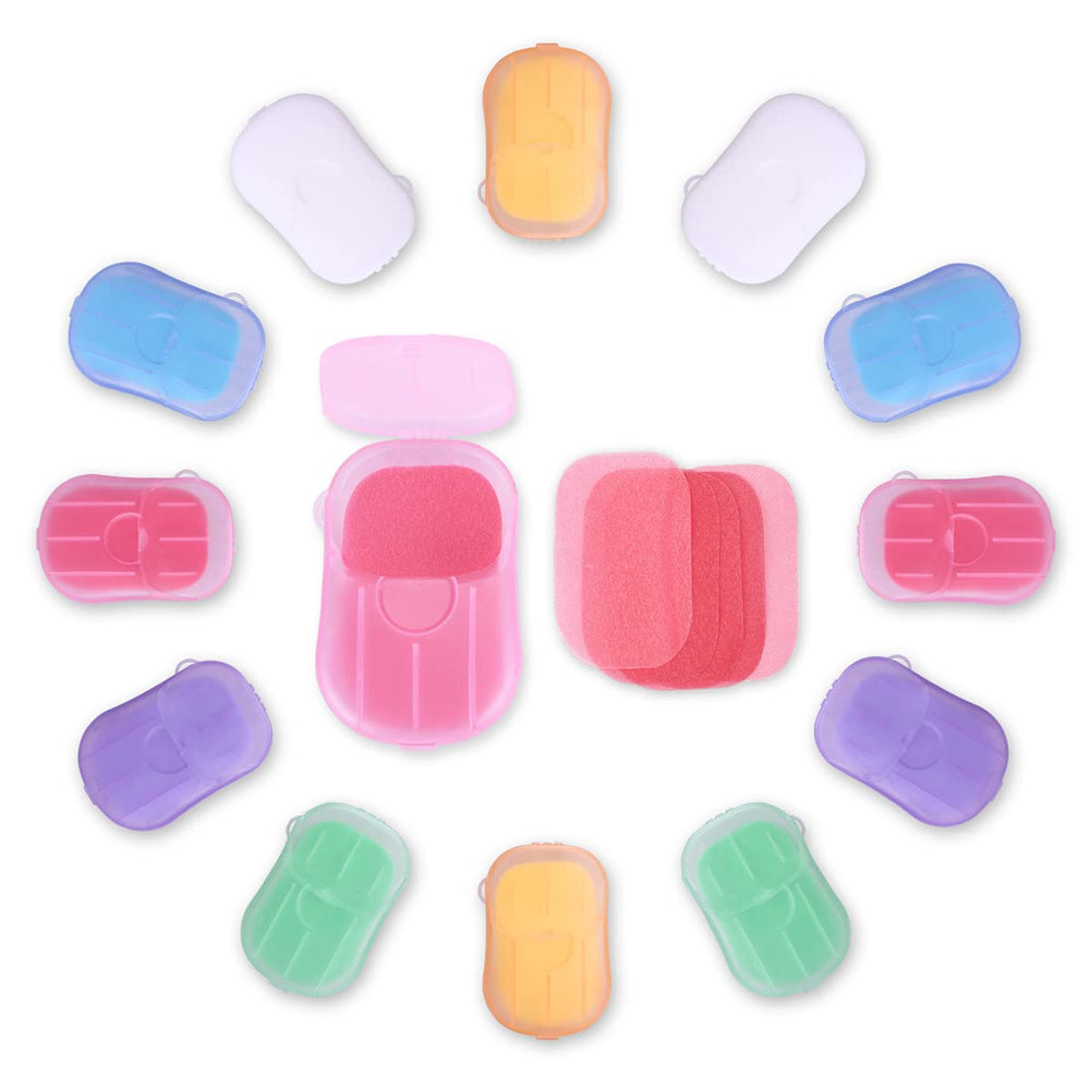 Bamsod rose-scent hand soap sheets for portable cleansing on the go
