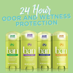 Ban Invisible Solid aroma talco suave que complementa tu fragancia