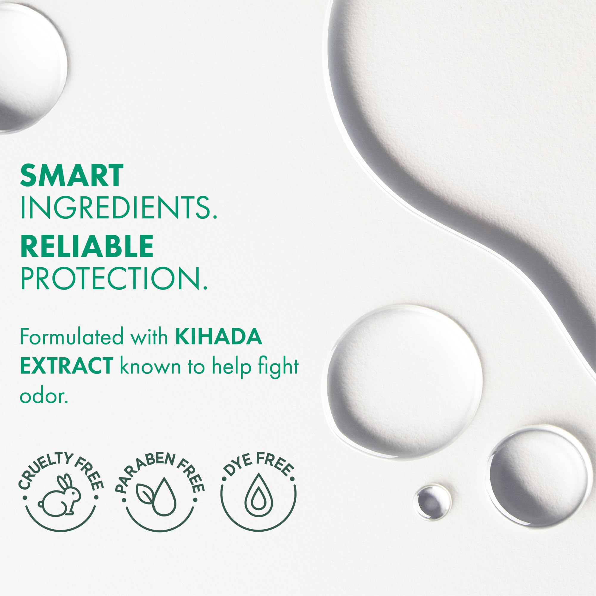 Fragrance-free label on Ban Original Unscented roll-on bottle