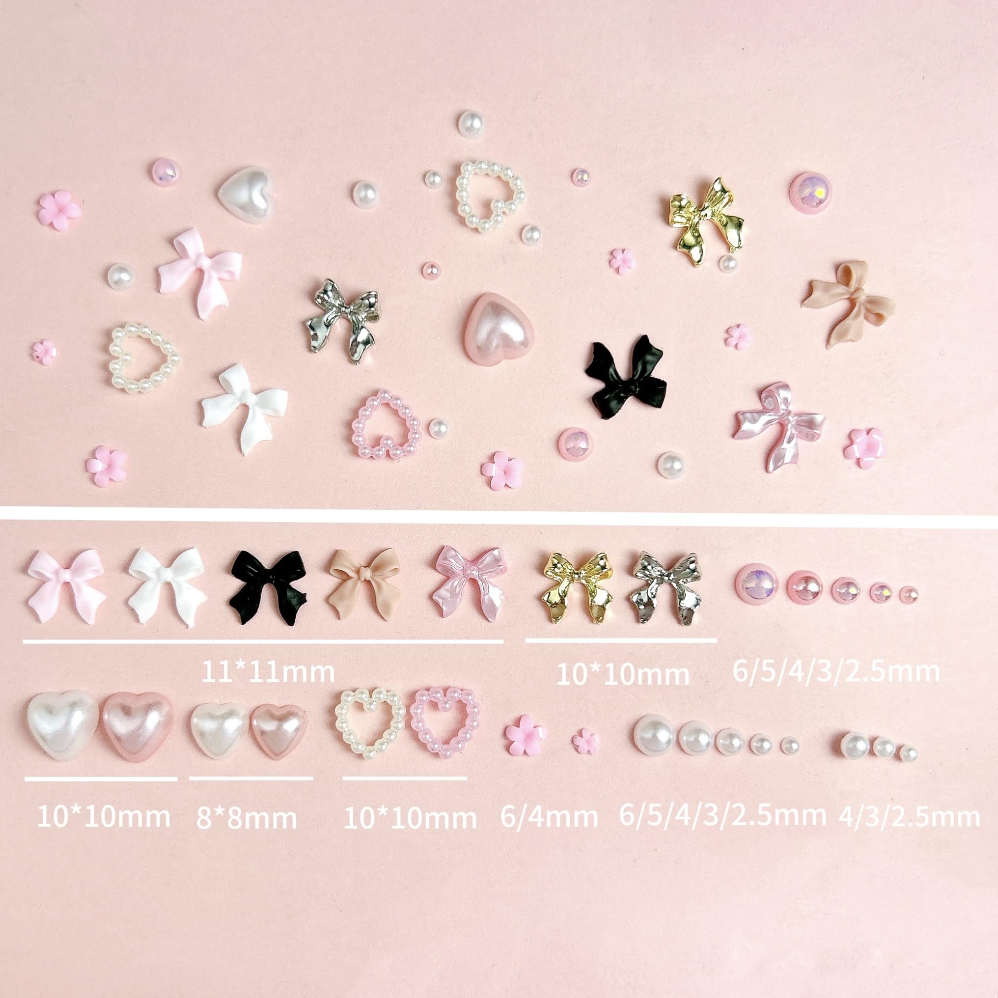 Corazones Bana Art para acentos románticos en uñas