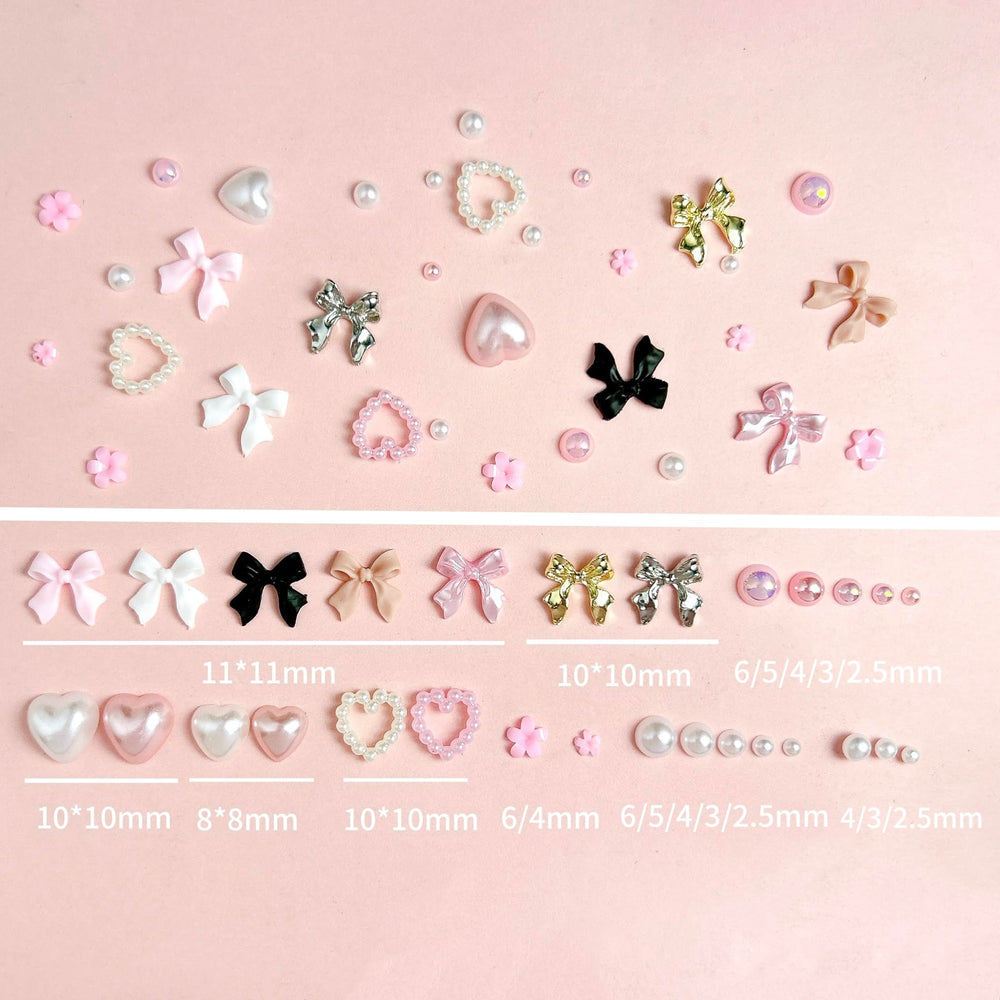 Corazones Bana Art para acentos románticos en uñas
