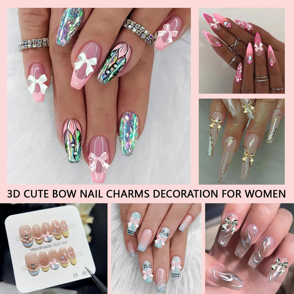 Perlas blancas Bana Art aportan delicadeza y volumen en uñas