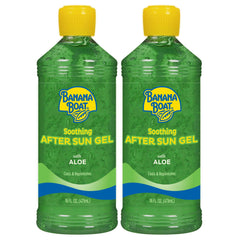Banana Boat gel pos-sol con aloe, pack doble, alivia y enfría la piel expuesta al sol.