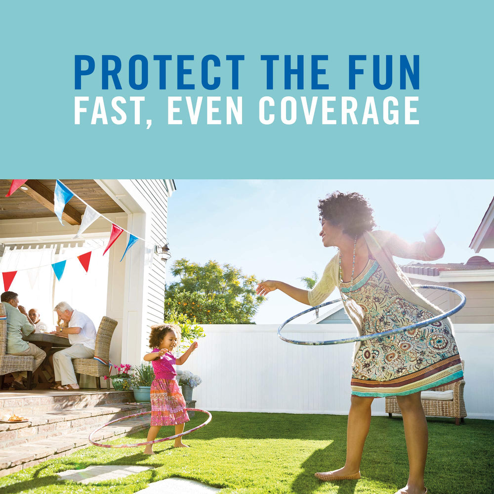 Banana Boat Kids Sport Sunscreen Spray family enjoying outdoor day