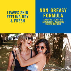 Banana Boat Light As Air SPF 50 twin-pack display for easy winter protection.