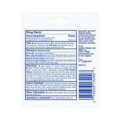 Banana Boat lip sunscreen twin pack in compact travel packaging.