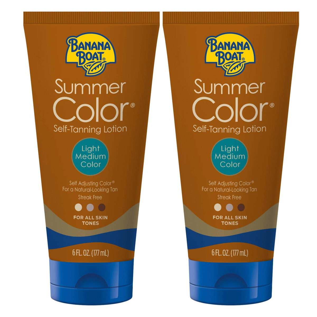 Banana Boat loción autobronceadora botella: tono gradual sin esfuerzo.