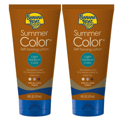 Banana Boat loción autobronceadora botella: tono gradual sin esfuerzo.