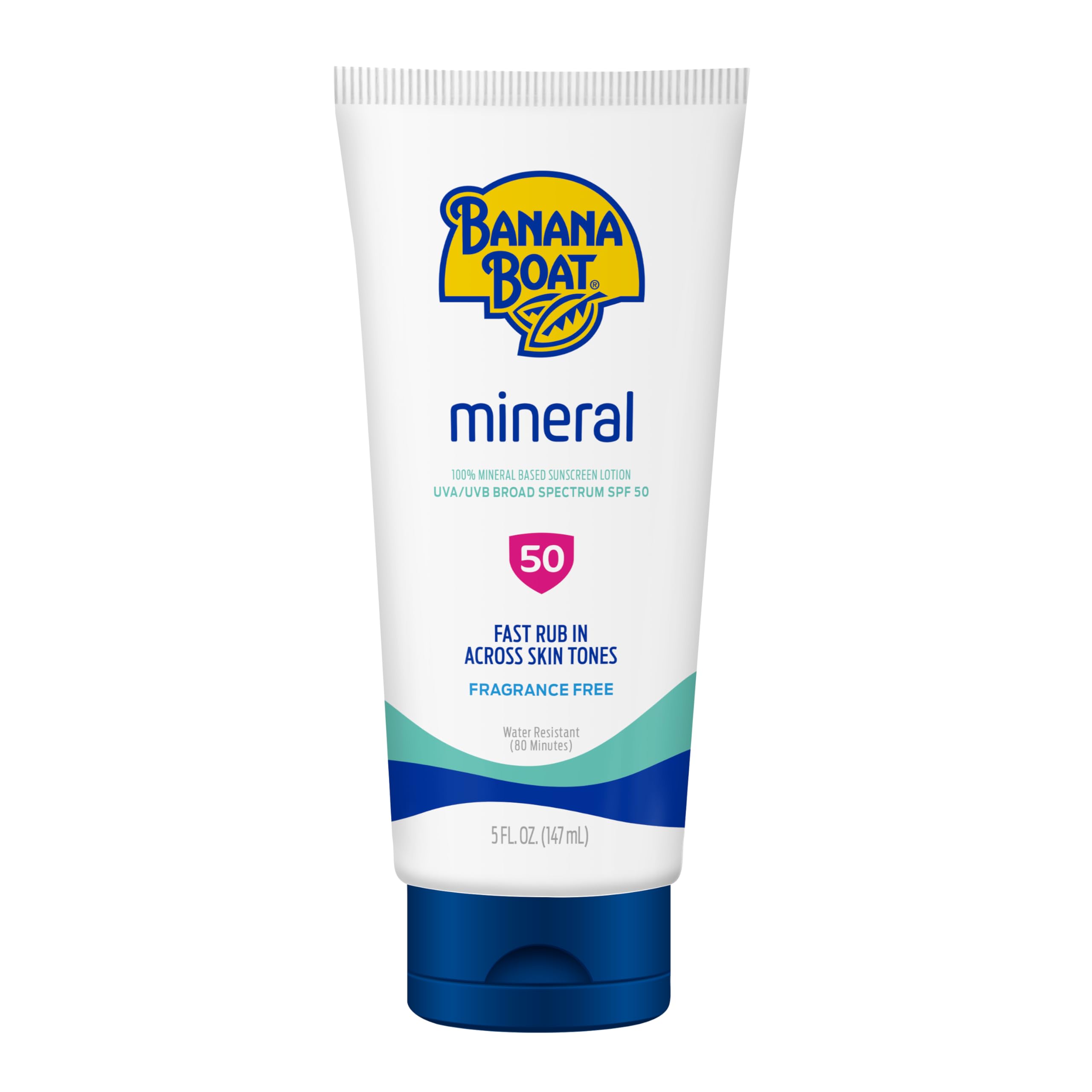 Banana Boat Mineral protección solar; se aplica rápido y deja cobertura uniforme.