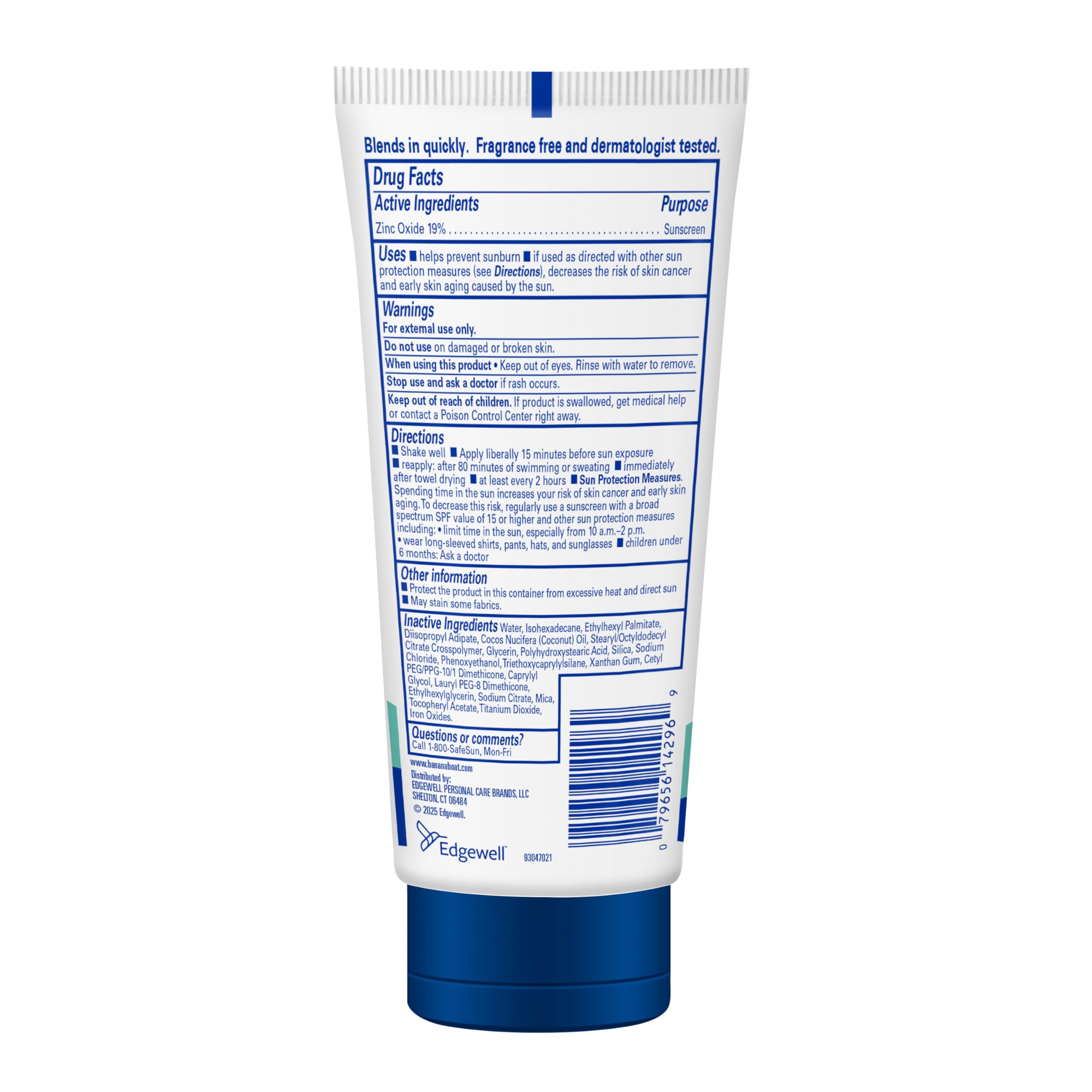 Banana Boat Mineral protección solar; hidrata la piel por 12 horas.