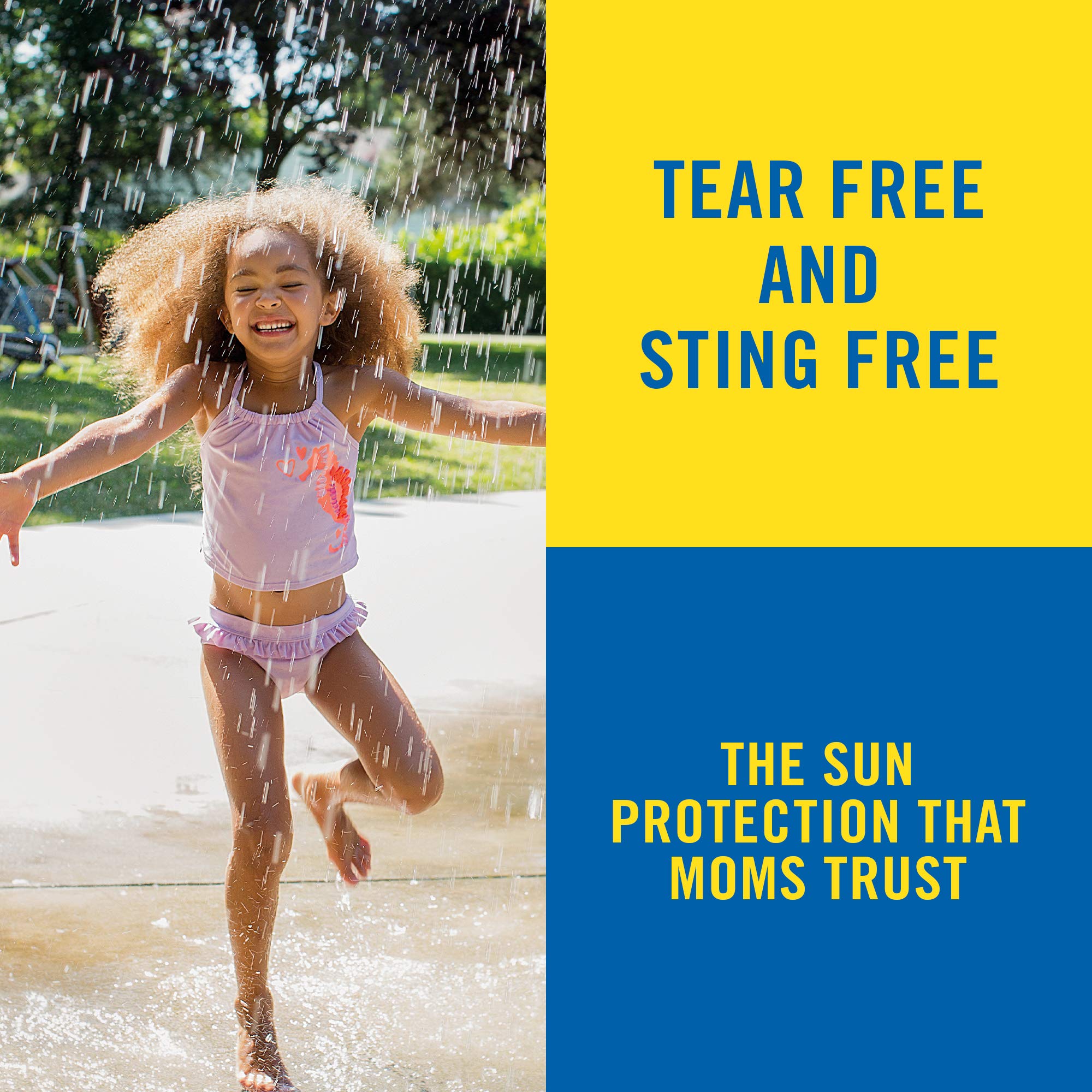 Banana Boat Sport Kids sunscreen stick applying on child’s skin during play