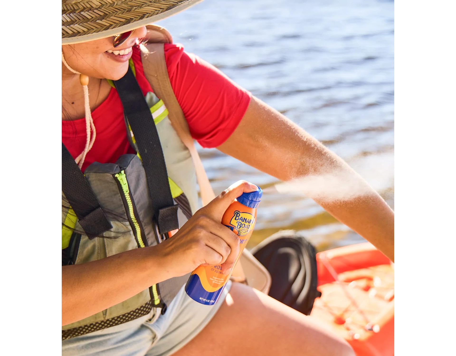 Banana Boat Sport SPF 30 compact size ideal for travel and bags.