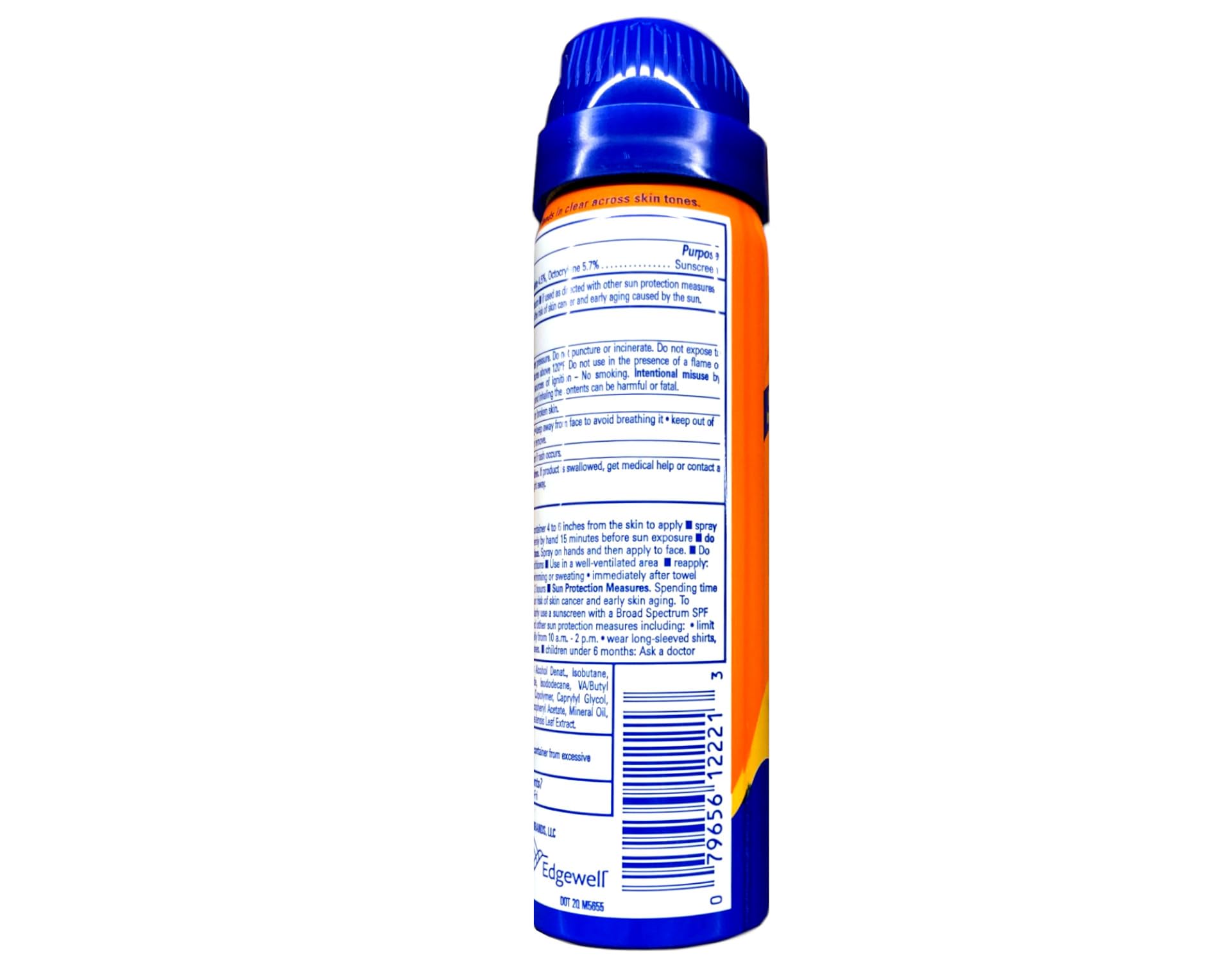 Banana Boat Sport SPF 30 tube near beach scene showing broad spectrum protection.