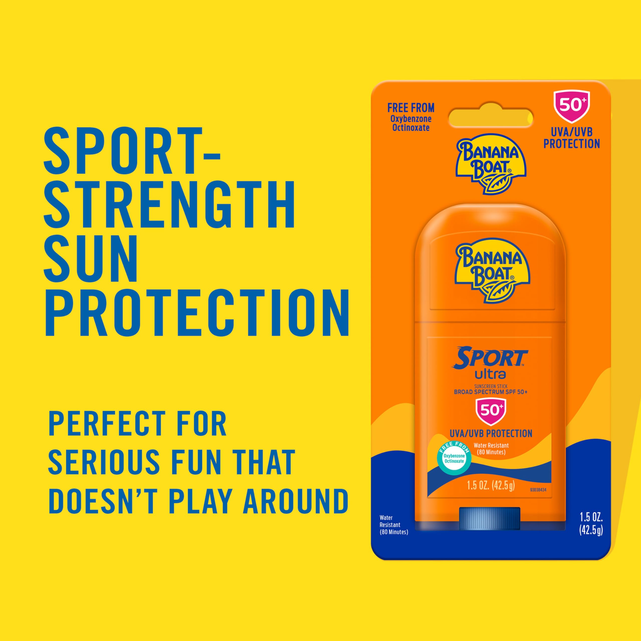 Banana Boat Sport Ultra Barra SPF 50 textura ligera y no grasa