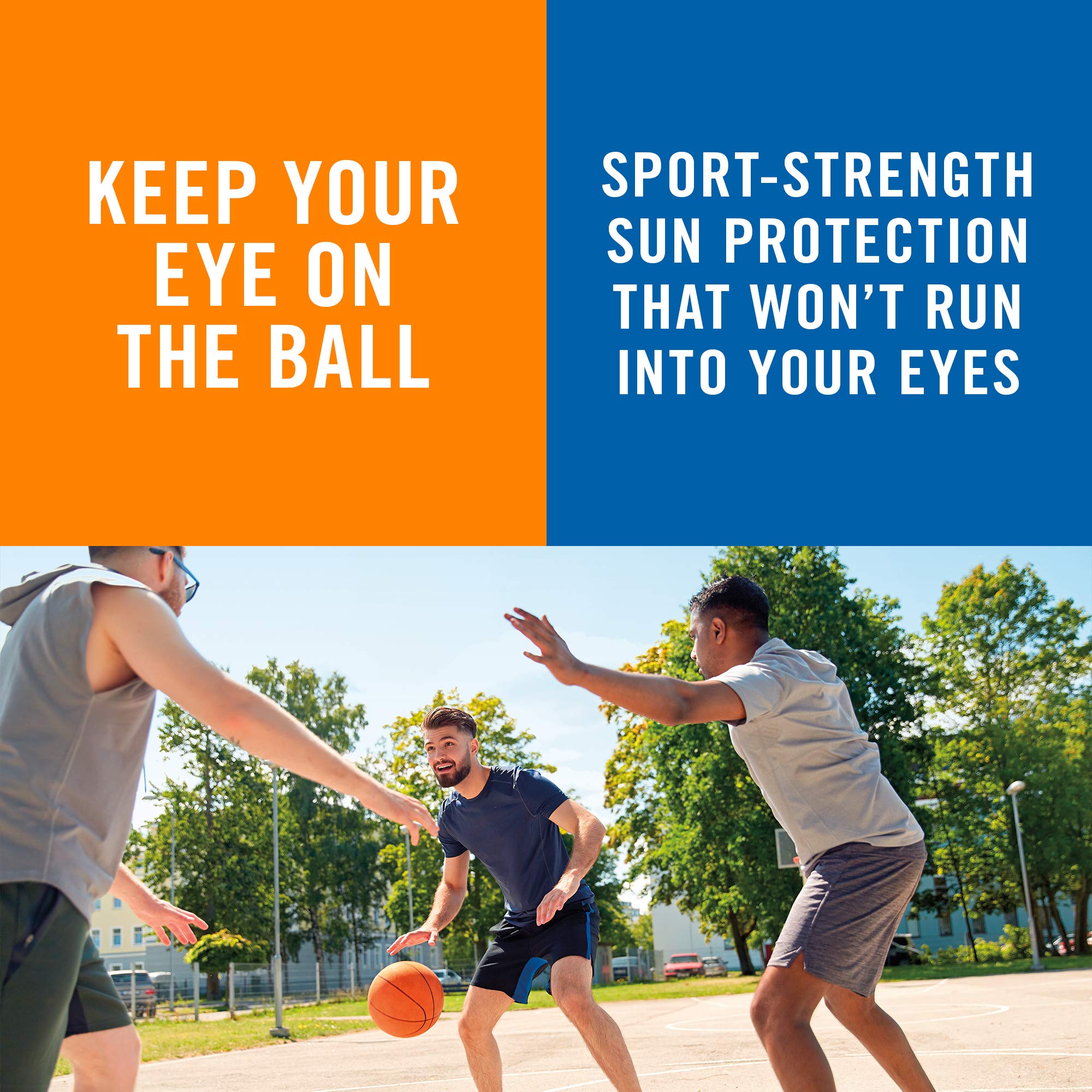 Banana Boat Sport Ultra Cool Zone clear formula provides broad-spectrum protection