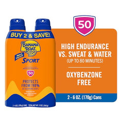 Banana Boat Sport Ultra pack doble, dos frascos para cubrir sesiones prolongadas
